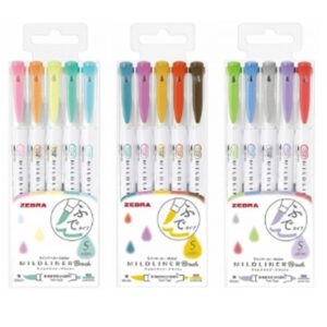 Double-sided Water-based Highlighter Marking Diary Supplies