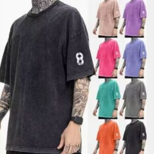 Men's Round Neck Distressed Short-sleeved T-shirt